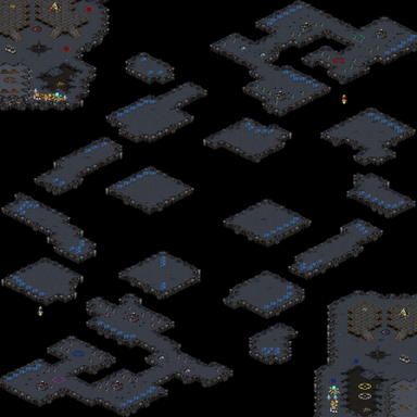 Carrier Command version 1.4 — map preview