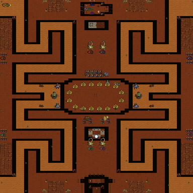 Desert D efense Desert D — map preview