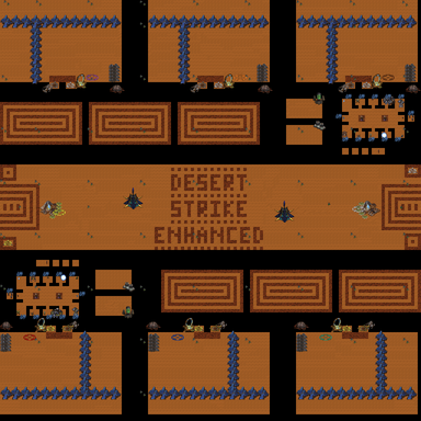 Desert Strike Enhanced v2.2 — map preview