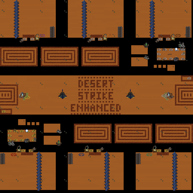 Desert Strike Enhanced — map preview