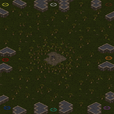 FFA Jungle Paintball — map preview