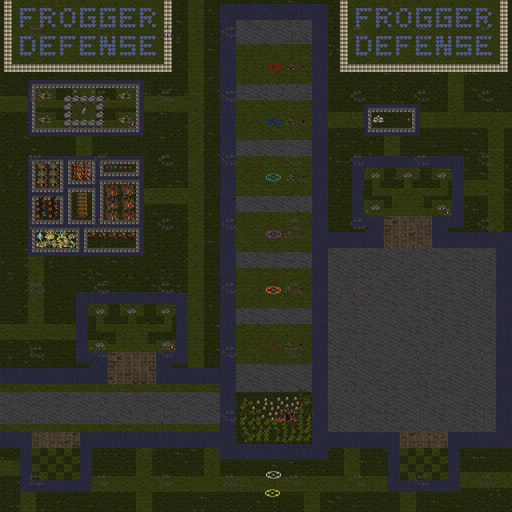 Frogger Defense — map preview