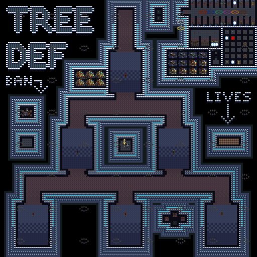 [ Frozen Tree Defence ] — map preview