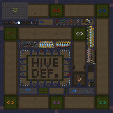 H i v e D e f e n c e 4.9 — map preview