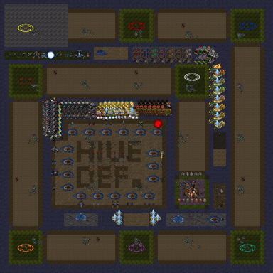 Hive Defence Expert — map preview