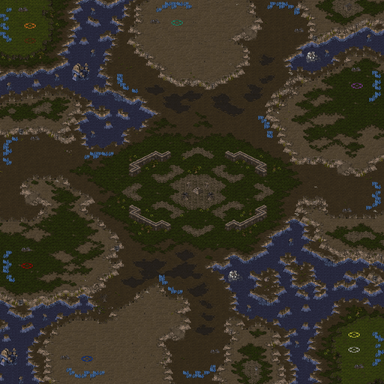 | iCCup | Lost Temple 2.4 — map preview