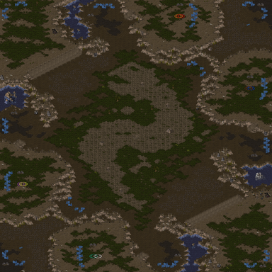 | iCCup | Python 1.3 — map preview