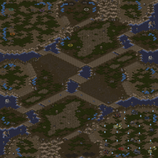 생컨 컴까기 Jungle Ground — map preview