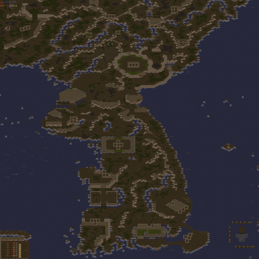 나라지어 전쟁 한반도 K 0.1 버전 — map preview
