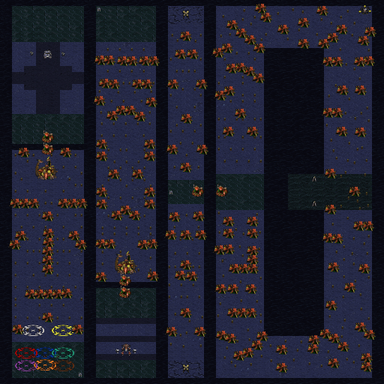 Larva Dodge - Team Work — map preview