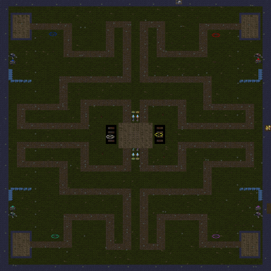 M aze D ef Randomized 2.5 — map preview