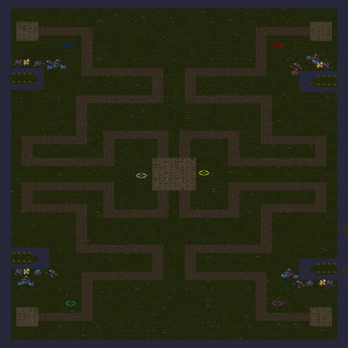 M aze D efense 10 — map preview