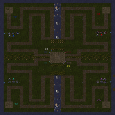 M aze D efense 11 — map preview