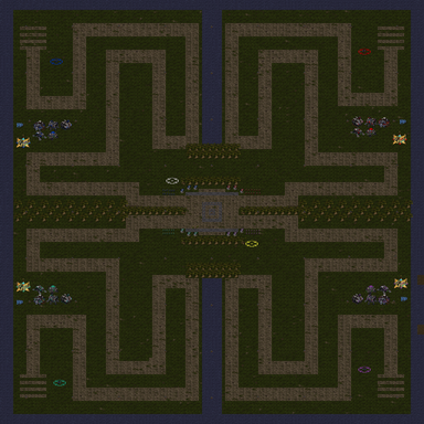 M aze D efense 12 — map preview