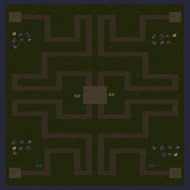 M aze D efense 4.2 — map preview
