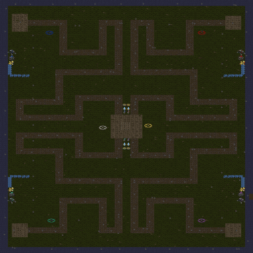 Maze Defense 2.5 — map preview