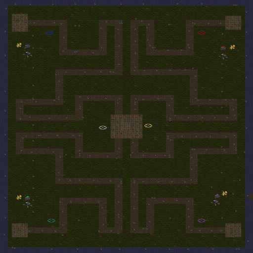 Maze Defense v2.2 — map preview