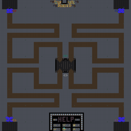 *** Maze Defense *** — map preview
