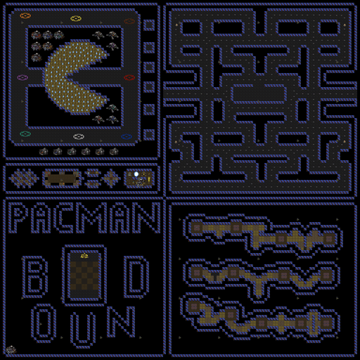 Pacman/Bound/Defence — map preview