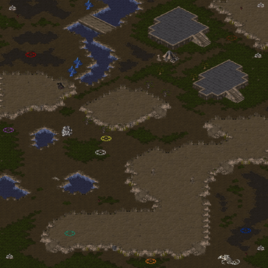 Random Unit War (3v3) — map preview