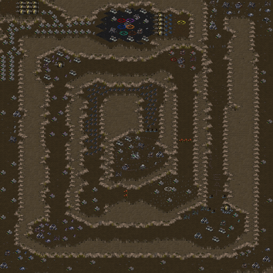 Run from the Zerglings! — map preview