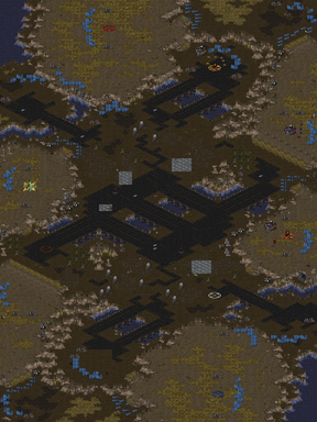 Starcraft 2 MapIRuins — map preview