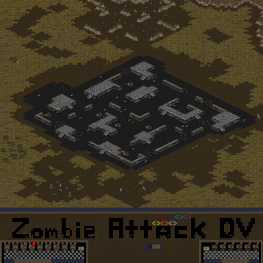 Z ombie Attack Dark Version — map preview